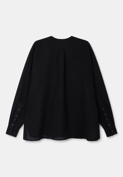 Collarless Shirt